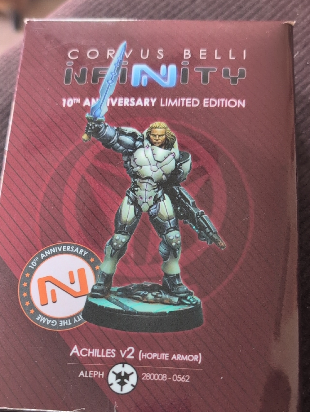 Corvus Belli Infinity Achilles v2 (White & Black Armor)